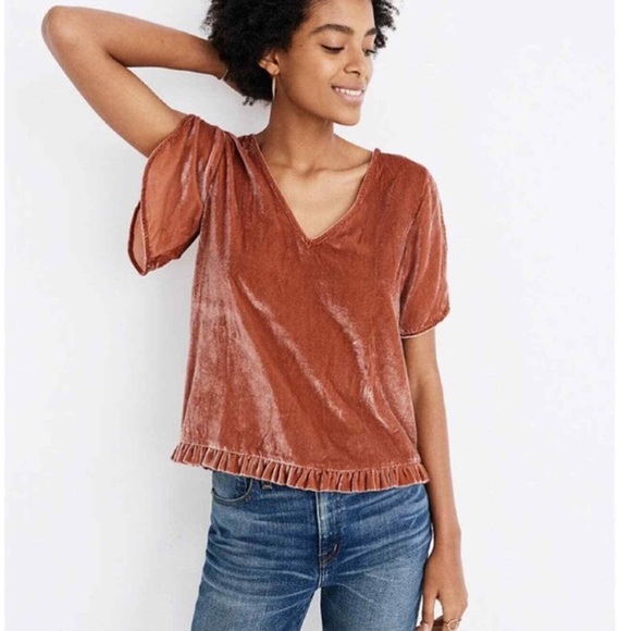 Madewell Tops - Madewell Velvet Top